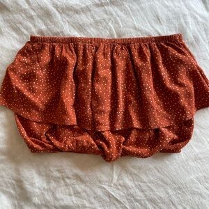 Polka dot bandeau tube top small